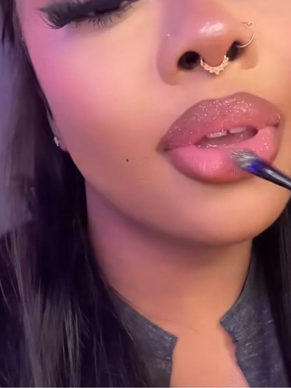Glitter Lip Kit — Pink NWOT